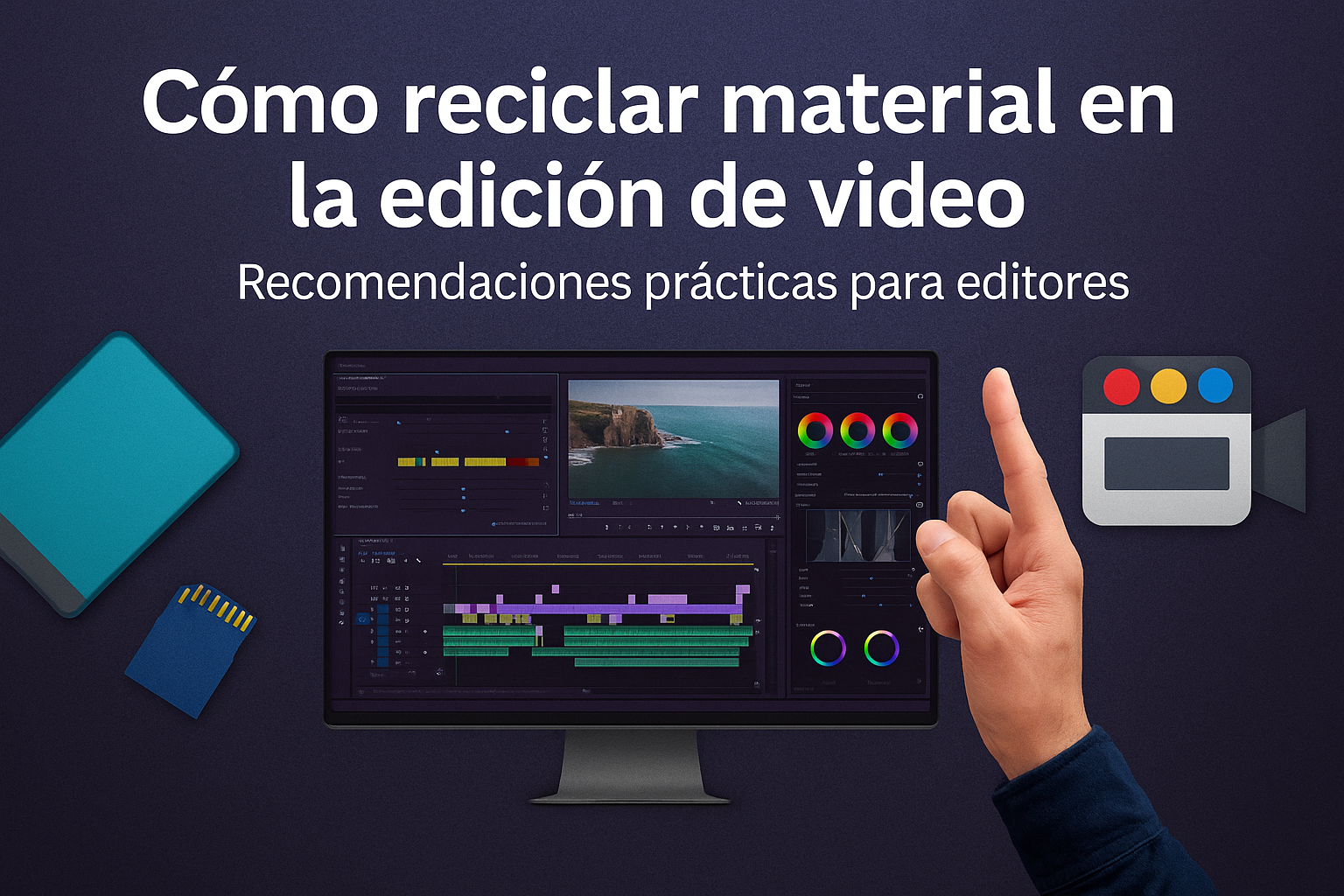 Como reciclar material en la edición de video
